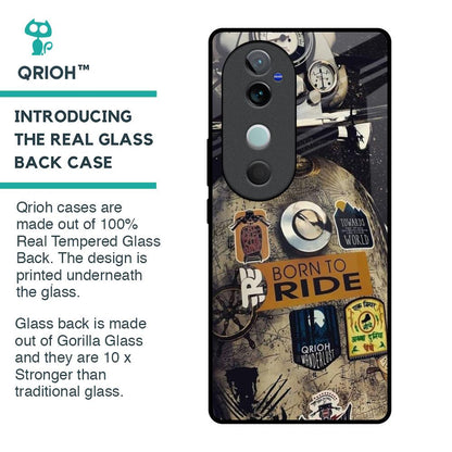 Ride Mode On Glass Case for Vivo V40 5G