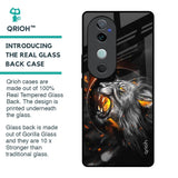 Aggressive Lion Glass Case for Vivo V40 5G