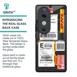 Cool Barcode Label Glass Case For Vivo V40 5G