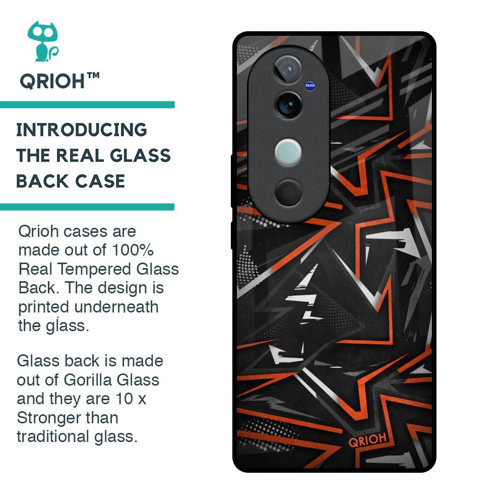 Vector Art Glass Case for Vivo V40 5G