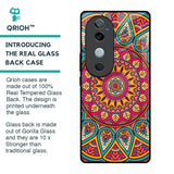Elegant Mandala Glass Case for Vivo V40 5G