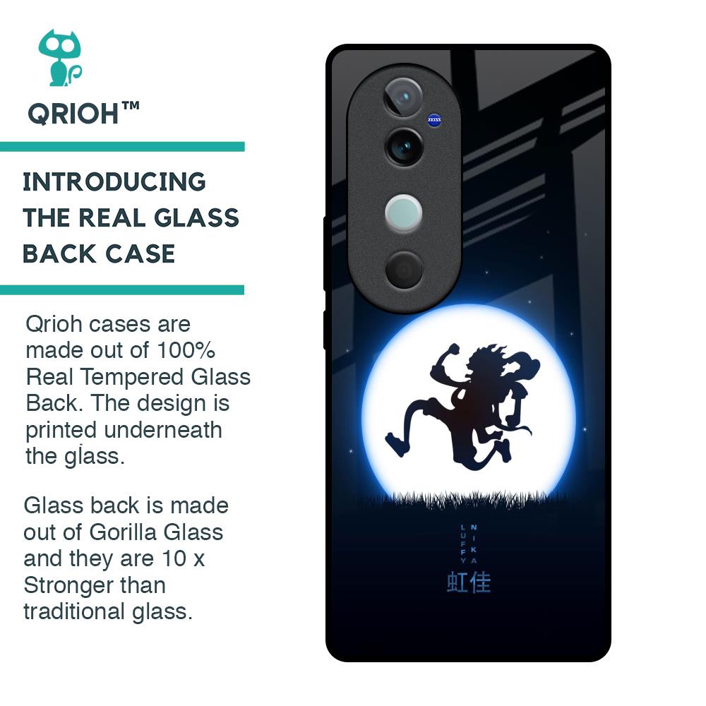 Luffy Nika Glass Case for Vivo V40 5G