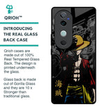 Dark Luffy Glass Case for Vivo V40 5G
