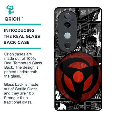 Sharingan Glass Case for Vivo V40 5G