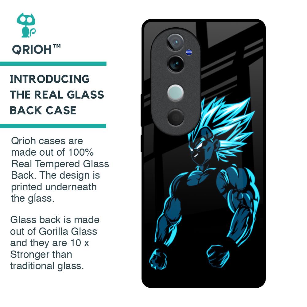 Pumped Up Anime Glass Case for Vivo V40 5G