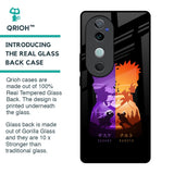 Minimalist Anime Glass Case for Vivo V40 5G