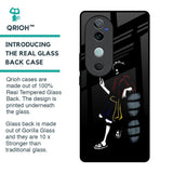 Luffy Line Art Glass Case for Vivo V40 5G