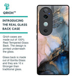 Marble Ink Abstract Glass Case for Vivo V40 5G