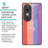 Lucky Abstract Glass Case for Vivo V40 5G