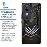 Black Warrior Glass Case for Vivo V40 5G