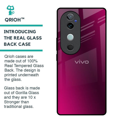 Pink Burst Glass Case for Vivo V40 5G