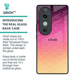 Geometric Pink Diamond Glass Case for Vivo V40 5G