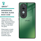 Green Grunge Texture Glass Case for Vivo V40 5G