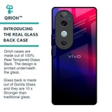 Blue Ombre Glass Case for Vivo V40 5G