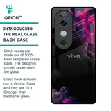 Pink Bust Glass Case for Vivo V40 5G