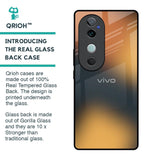 Blurry Art Glass Case for Vivo V40 5G