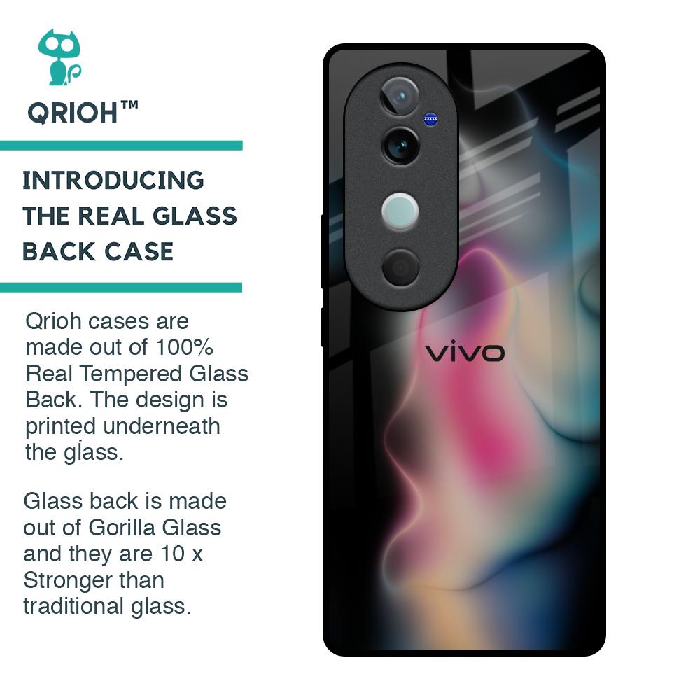 Colorful Palette Glass Case for Vivo V40 5G