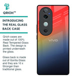 Rainbow Gradient Glass Case for Vivo V40 5G