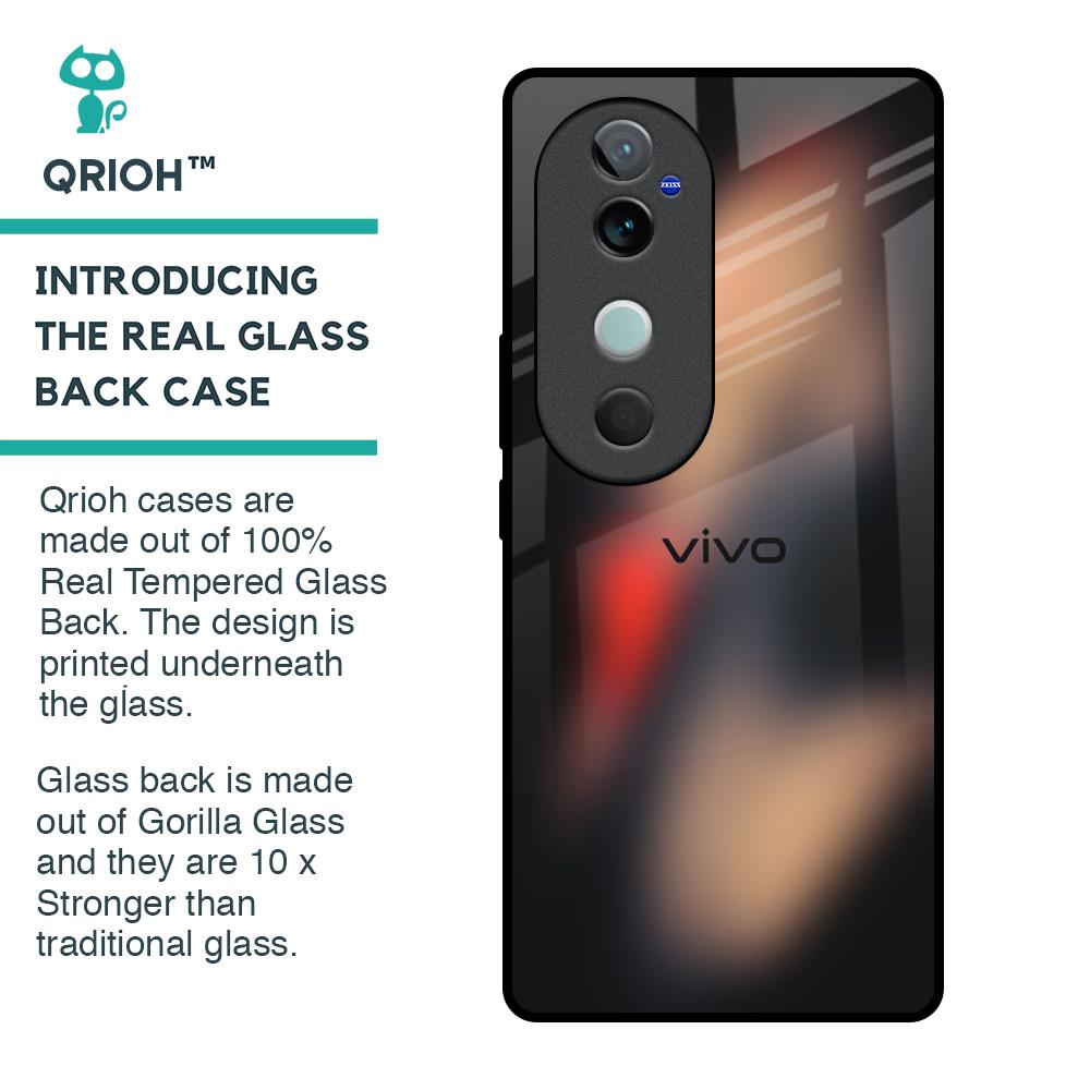 Dark Gradient Glass Case for Vivo V40 5G