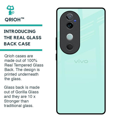 Teal Glass Case for Vivo V40 5G