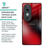 Red Garnet Glass Case for Vivo V40 5G