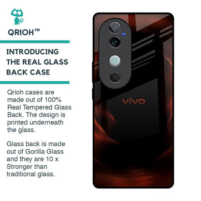 Evil Fire Glass Case for Vivo V40 5G