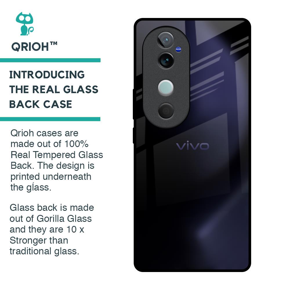 Blur Illusion Glass Case for Vivo V40 5G