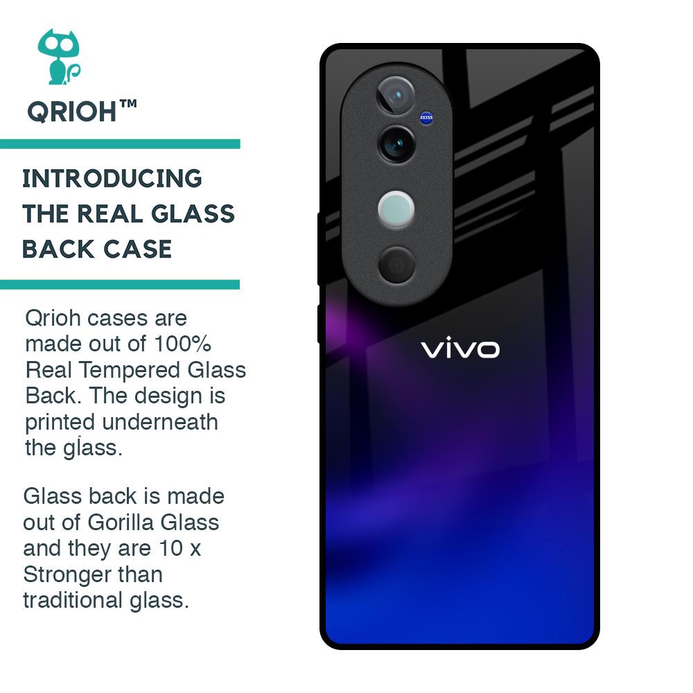 Black Onyx Glass Case for Vivo V40 5G