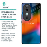 Fiery Orange Glass Case for Vivo V40 5G