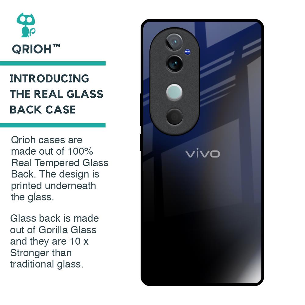 Blurry Beauty Glass Case for Vivo V40 5G