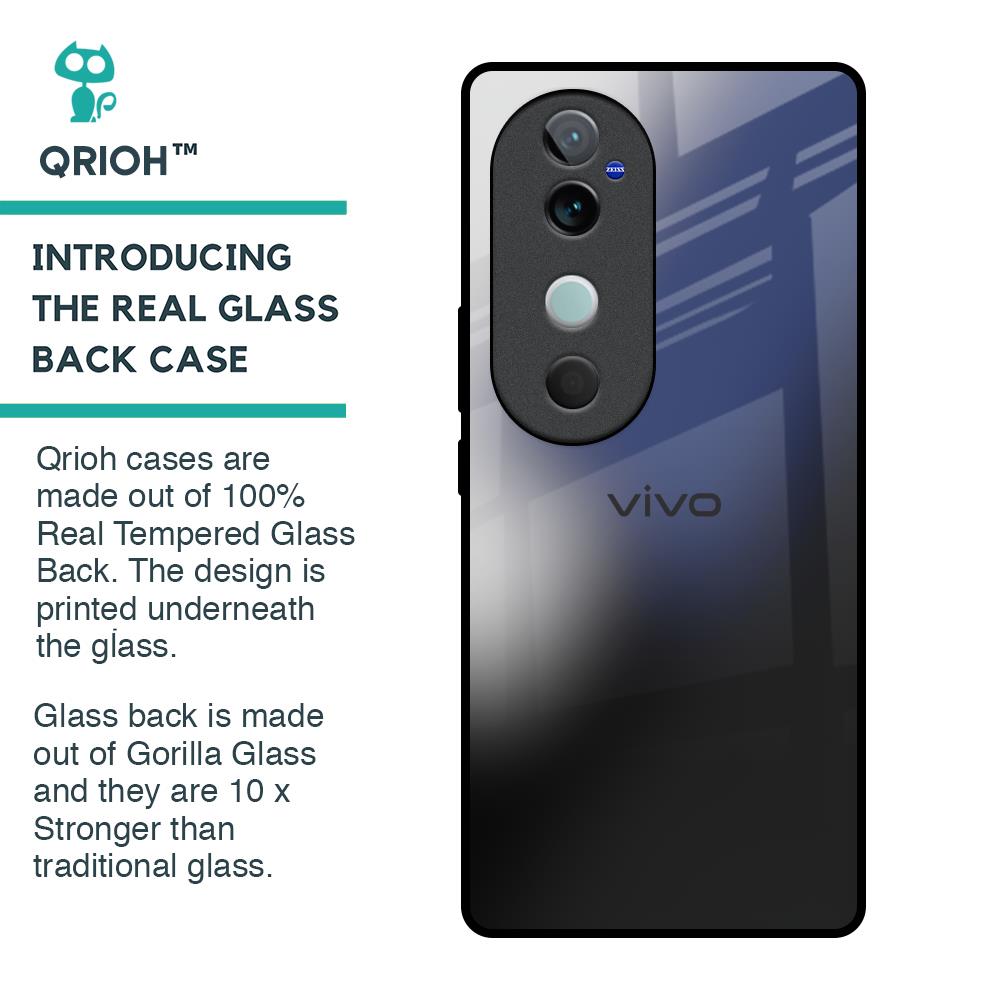 Black Tourmaline Glass Case for Vivo V40 5G
