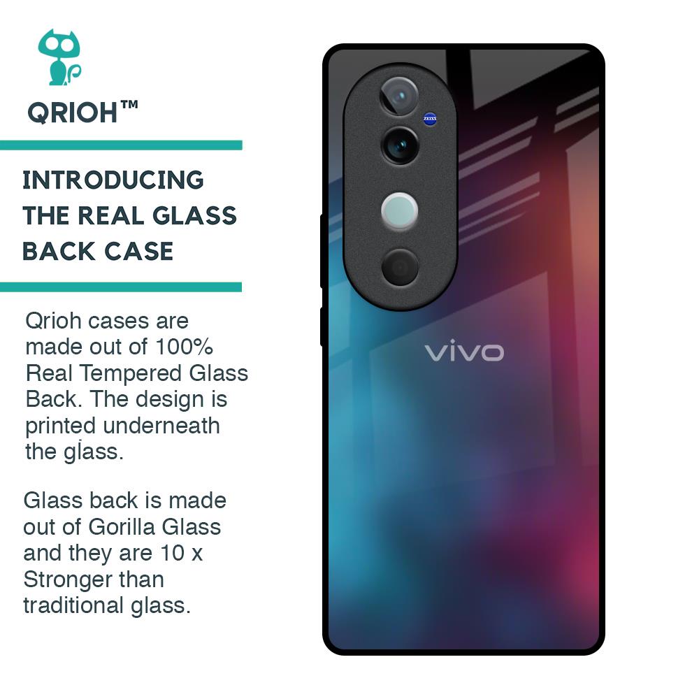 Color Explosion Glass Case for Vivo V40 5G