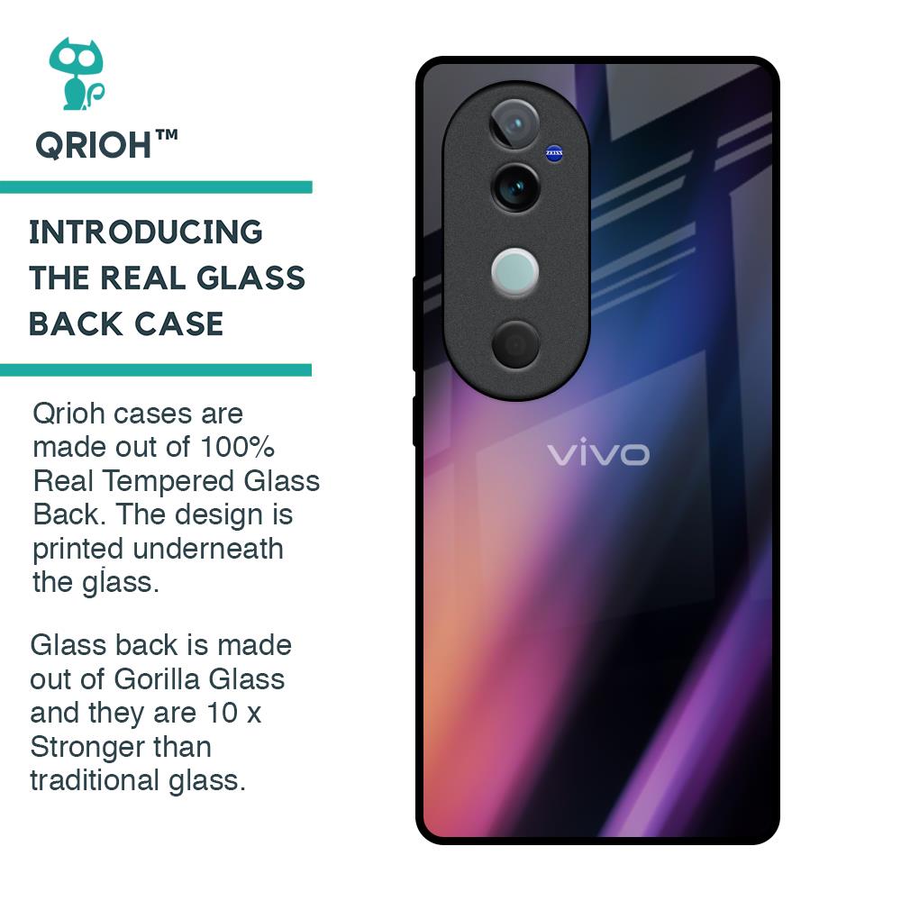 Color Fluid Glass Case for Vivo V40 5G