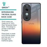 Aesthetic Orange Glass Case for Vivo V40 5G