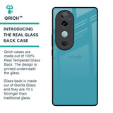 Oceanic Turquiose Glass Case for Vivo V40 5G