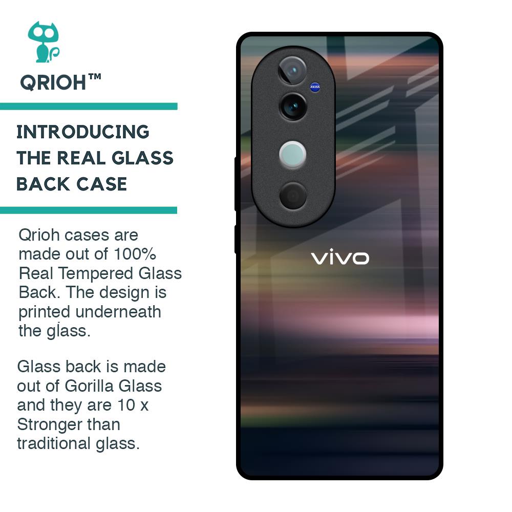 Flow Of Light Glass Case for Vivo V40 5G