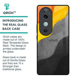 Dusty Color Waves Glass Case for Vivo V40 5G