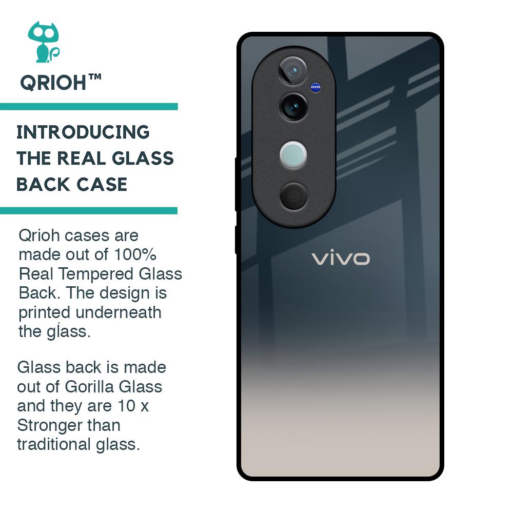 Middle Of Beach Glass Case for Vivo V40 5G