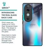 Blue Swan Shadow Glass Case for Vivo V40 5G