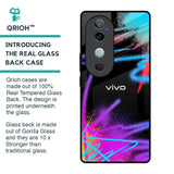Brushy Color Glass Case for Vivo V40 5G