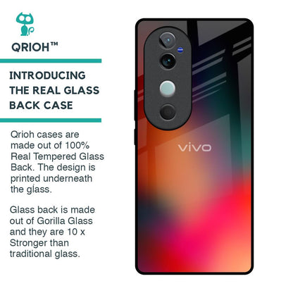 Playful Gradient Glass Case for Vivo V40 5G