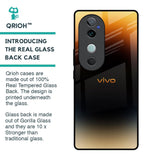 Grainy Yellow Glass Case for Vivo V40 5G
