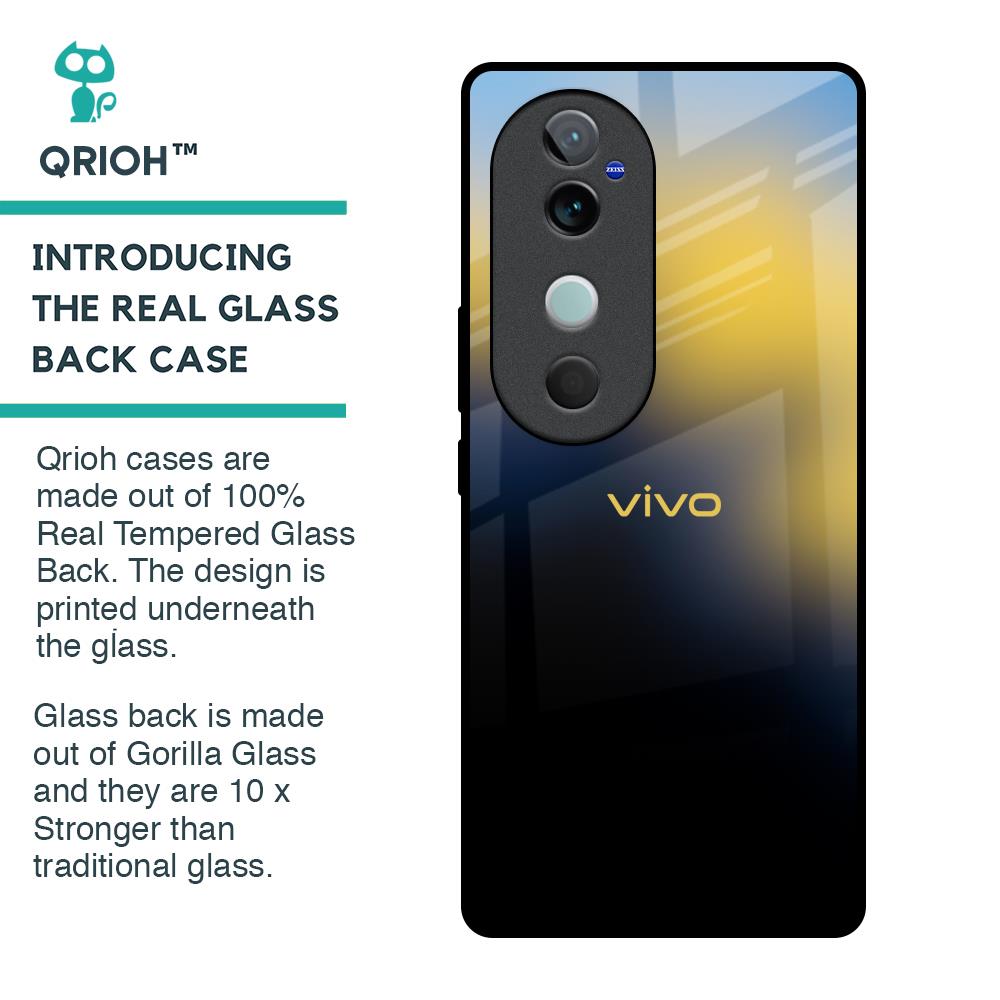 Sunflower Garden Glass Case for Vivo V40 5G