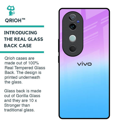 Unicorn Pattern Glass Case for Vivo V40 5G