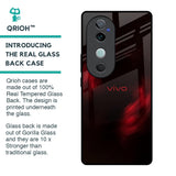 Pirouette Red Glass Case for Vivo V40 5G