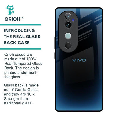 Blue Dynamic Glass Case for Vivo V40 5G