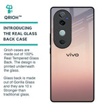 Golden Mauve Glass Case for Vivo V40 5G