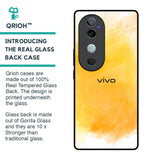 Rustic Orange Glass Case for Vivo V40 5G