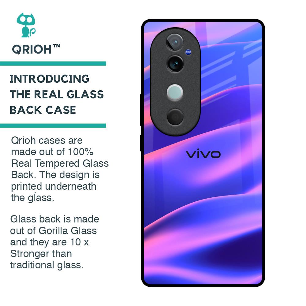 Colorful Dunes Glass Case for Vivo V40 5G