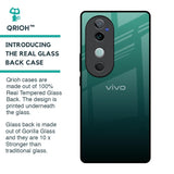 Palm Green Glass Case For Vivo V40 5G